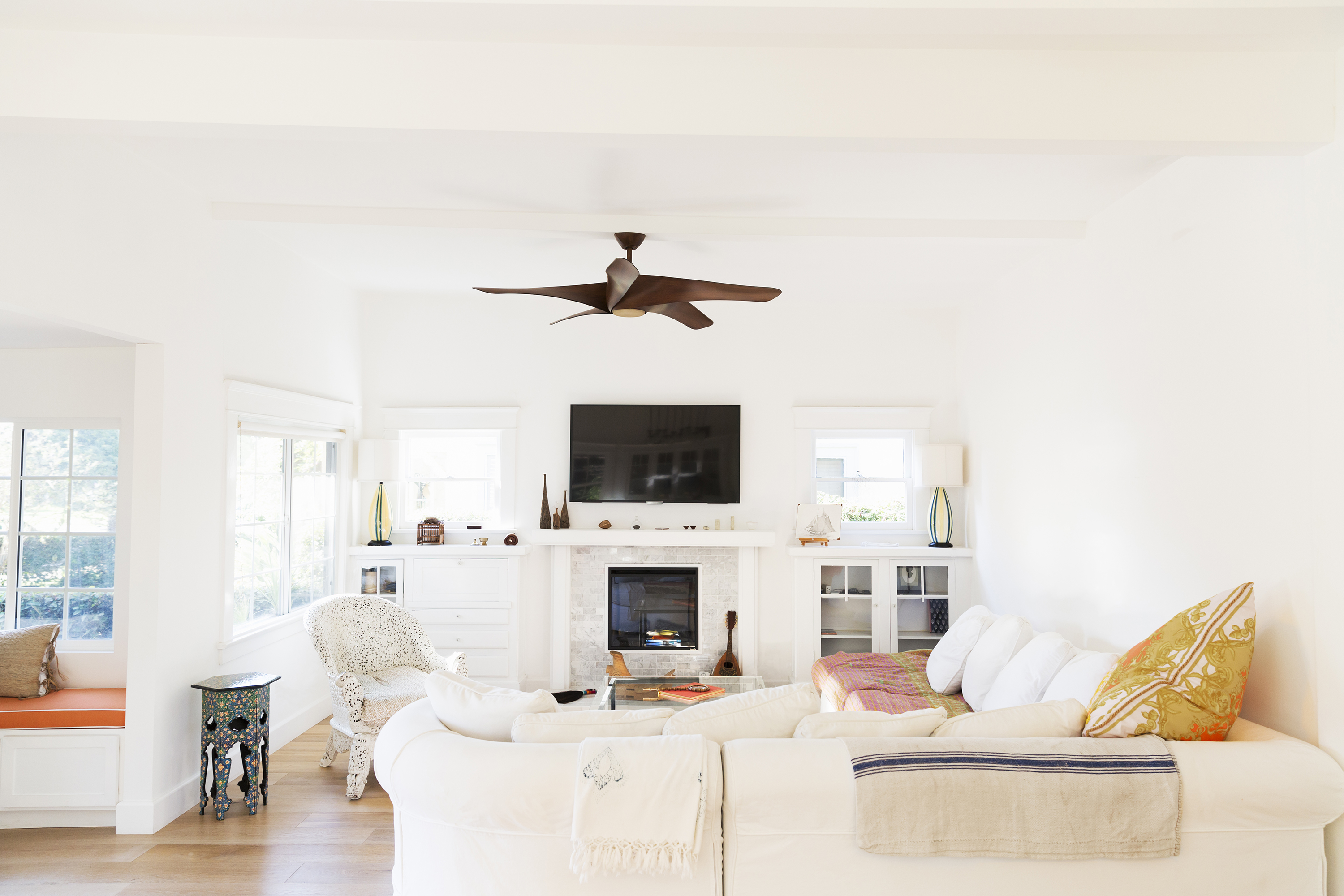 home ceiling fan in Living Room