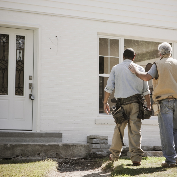 Home contractors pat on back