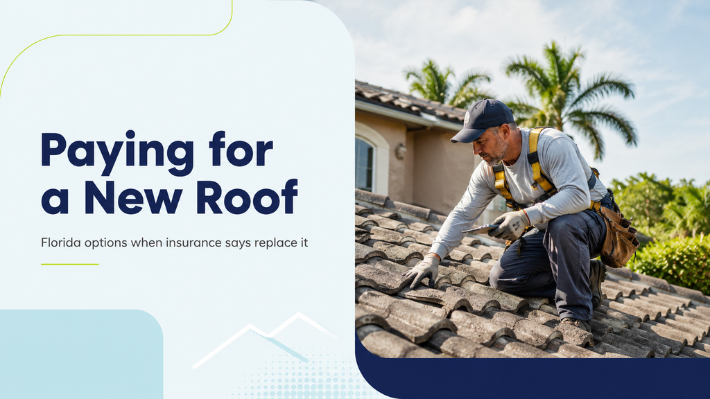My insurer says I need a new roof and I can't afford it: Your options in Florida