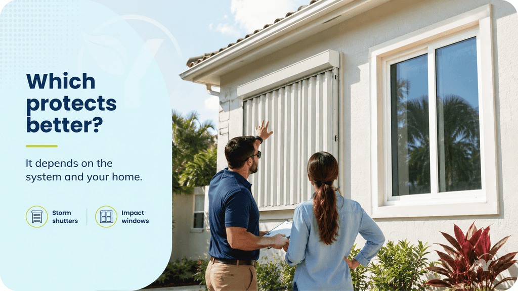 Storm shutters vs impact windows: Cost, protection and financing