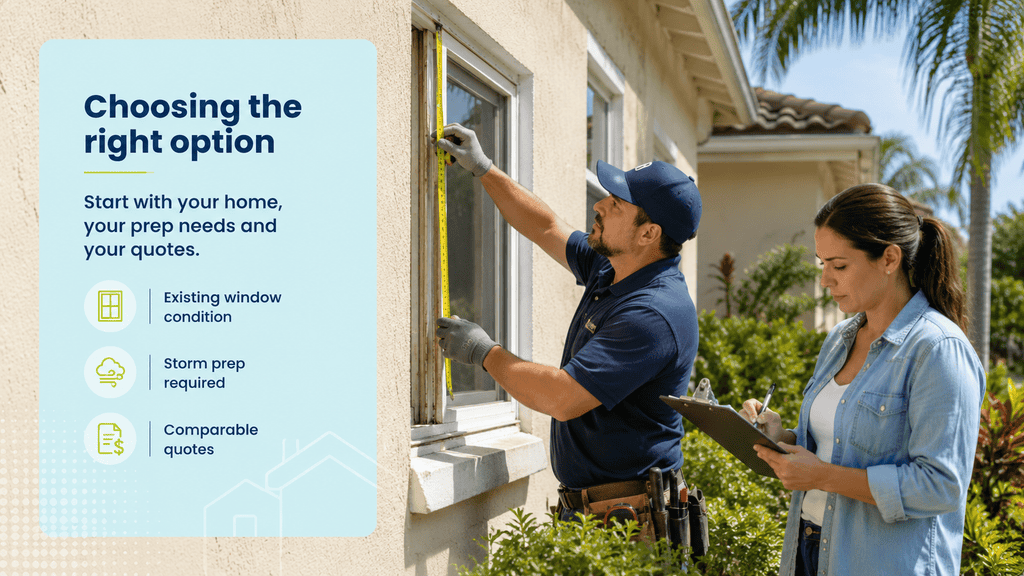 Storm shutters vs impact windows: Cost, protection and financing