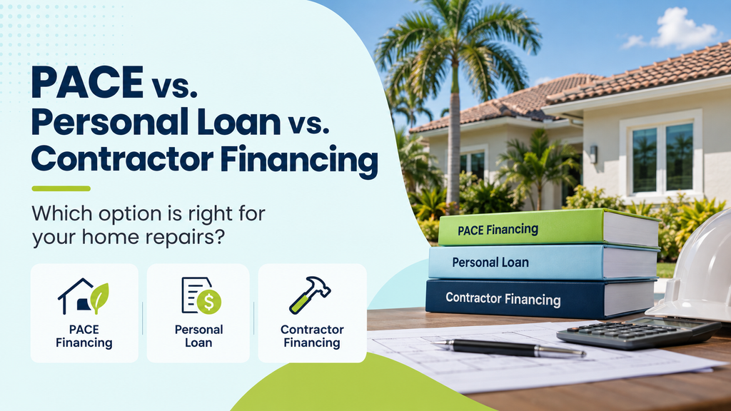 PACE vs personal loan vs contractor financing for home repairs